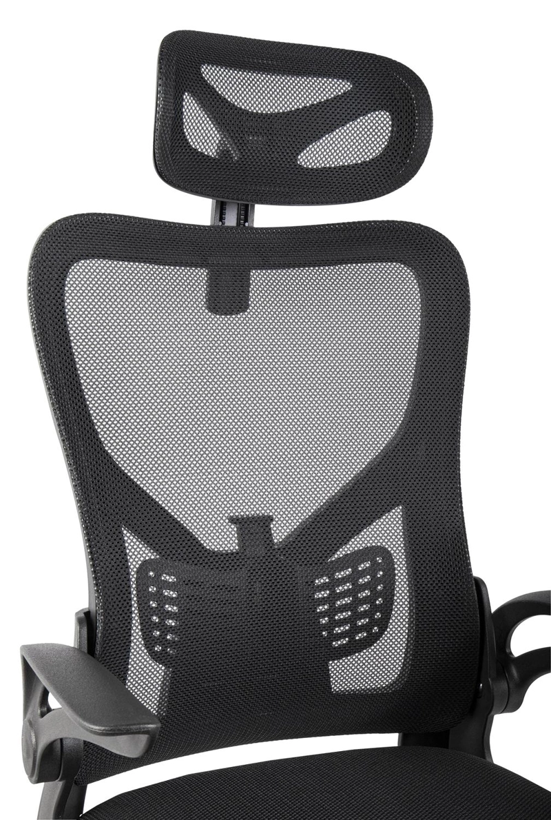 SILLA DE ESCRITORIO OFICINA KRONE ATLAS NEGRA - 9