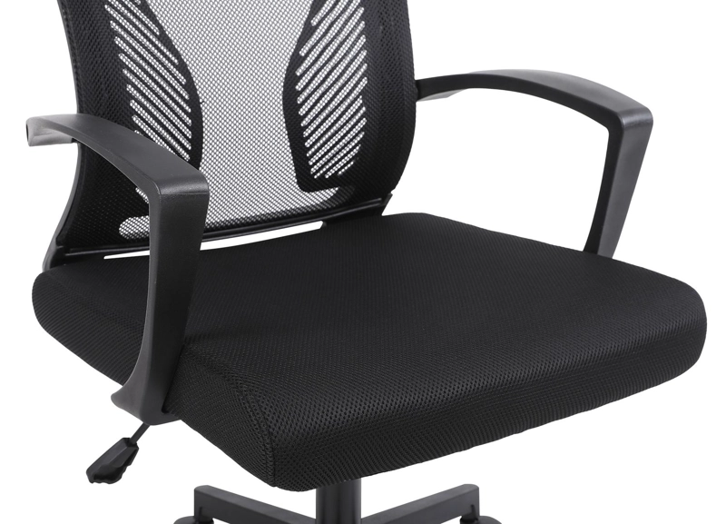 SILLA ESCRITORIO OFICINA KRONE NEO NEGRA - 6