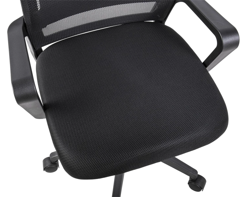SILLA DE ESCRITORIO OFICINA KRONE HELIOS NEGRA - 6