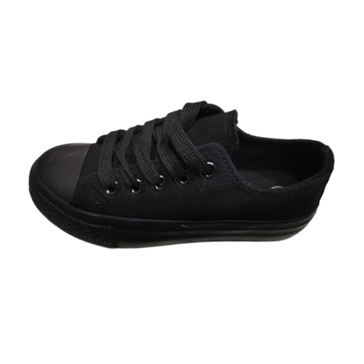 ZAPATILLAS UNISEX NEGRO LONA - 1