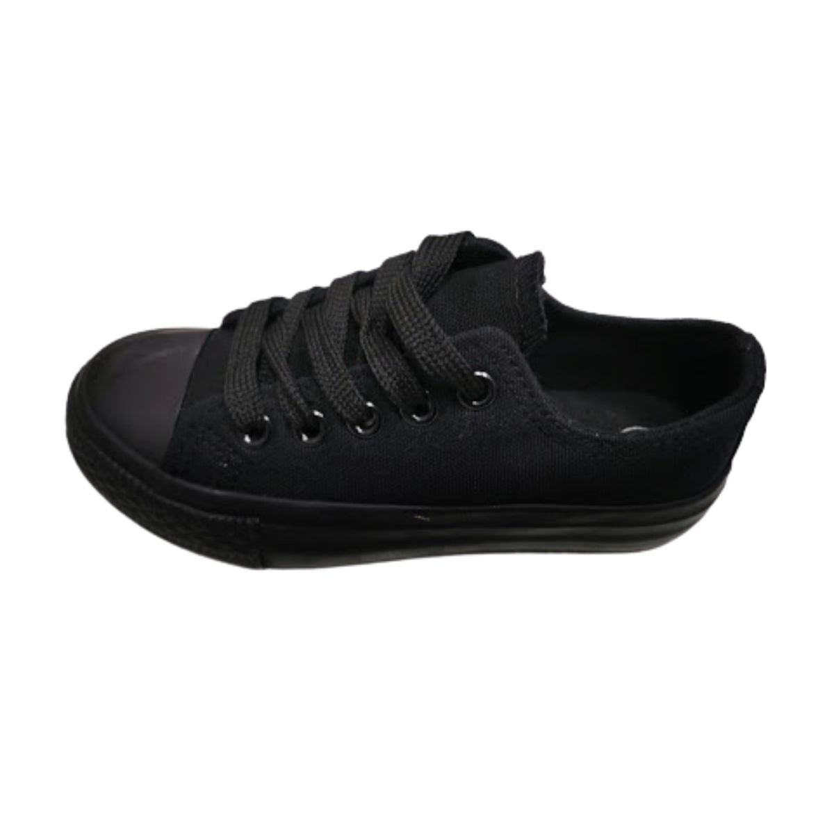 ZAPATILLAS UNISEX NEGRO LONA - 1