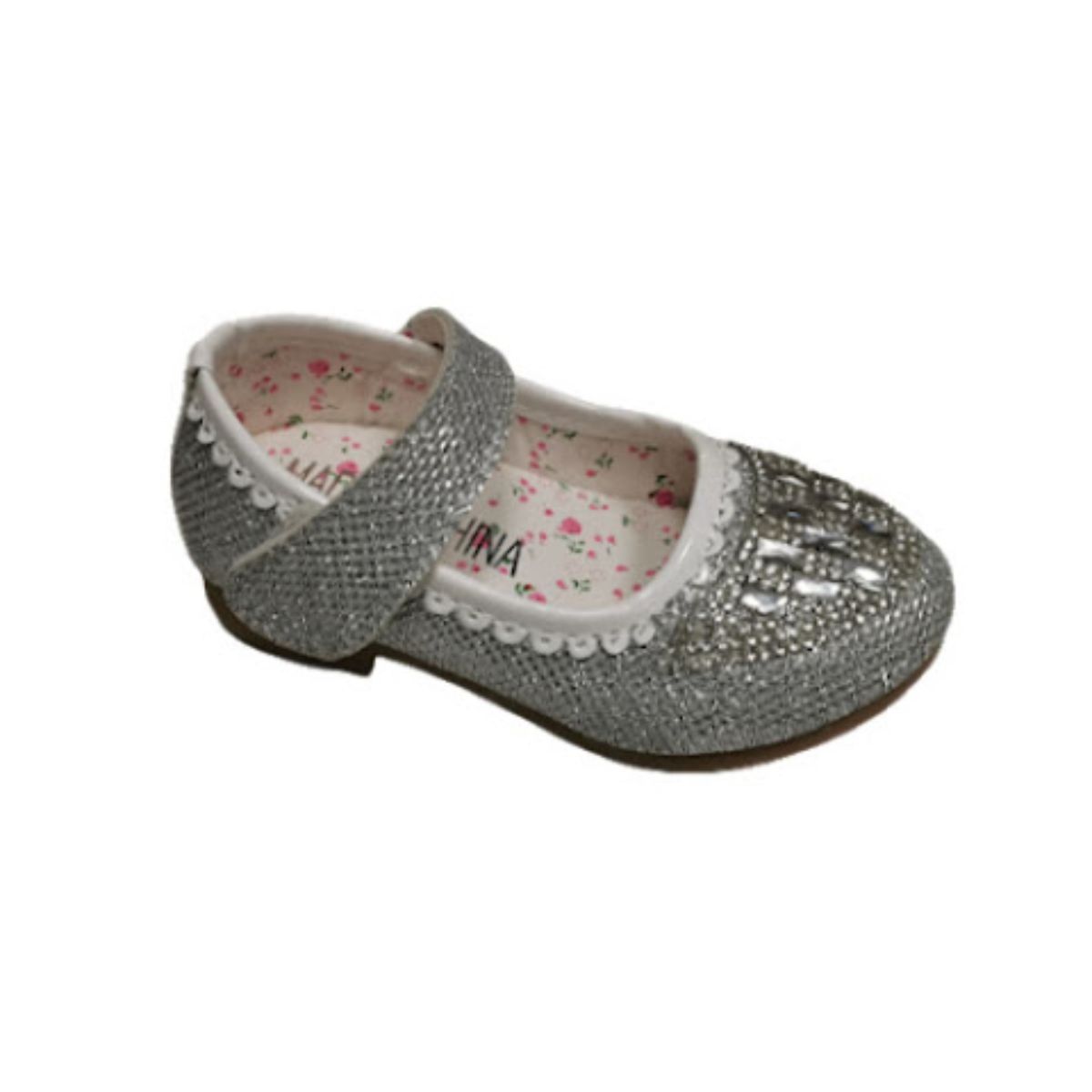 ZAPATOS PLATEADOS BRILLANTES - 1