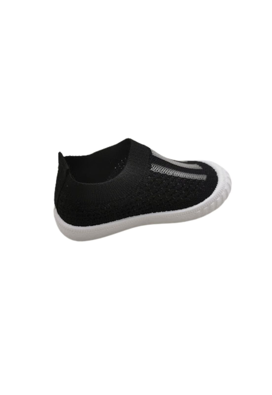 ZAPATILLAS UNISEX VINNYS OUTLET URBANAS CASUALES NEGRO SIN CORDONES - 2
