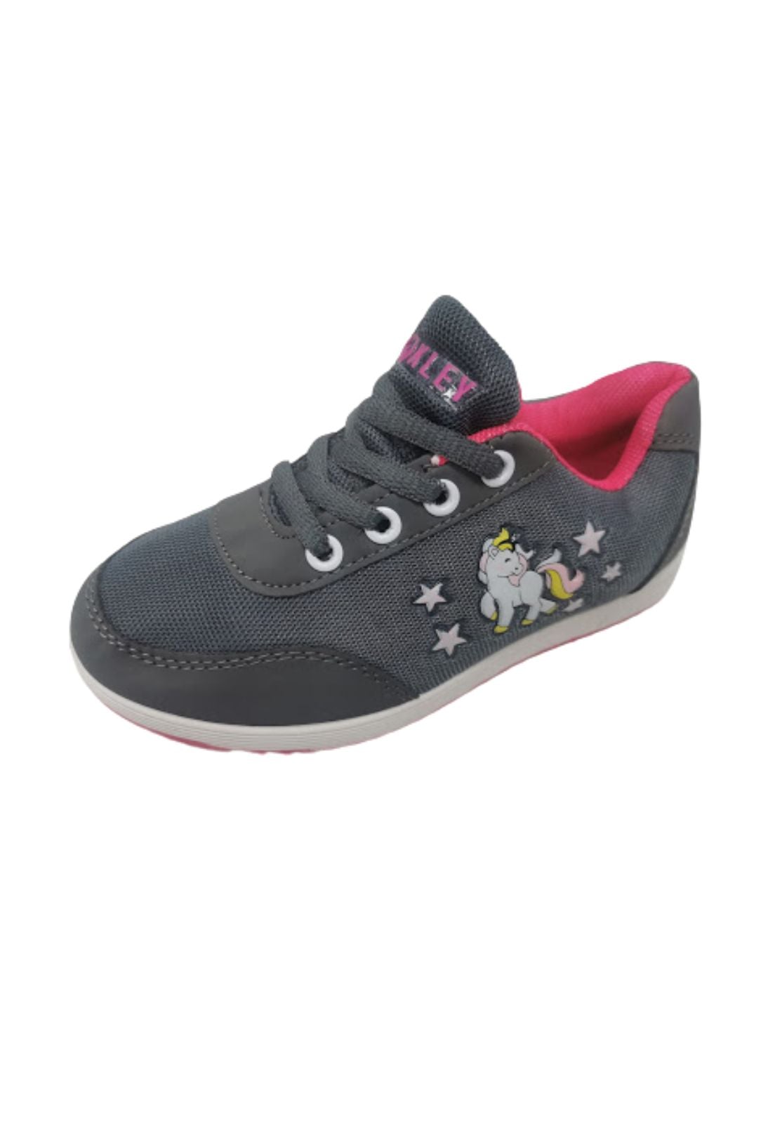 ZAPATILLAS NIÑA VINNYS OUTLET CASUALES GRIS PEARL UNICORNIO - 1