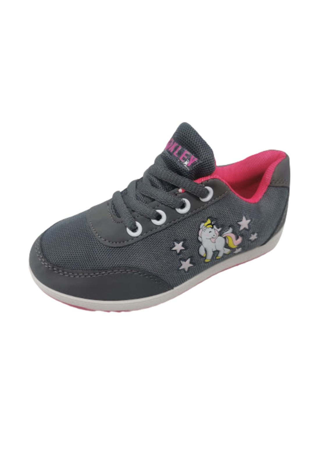 ZAPATILLAS NIÑA VINNYS OUTLET CASUALES GRIS PEARL UNICORNIO - 1