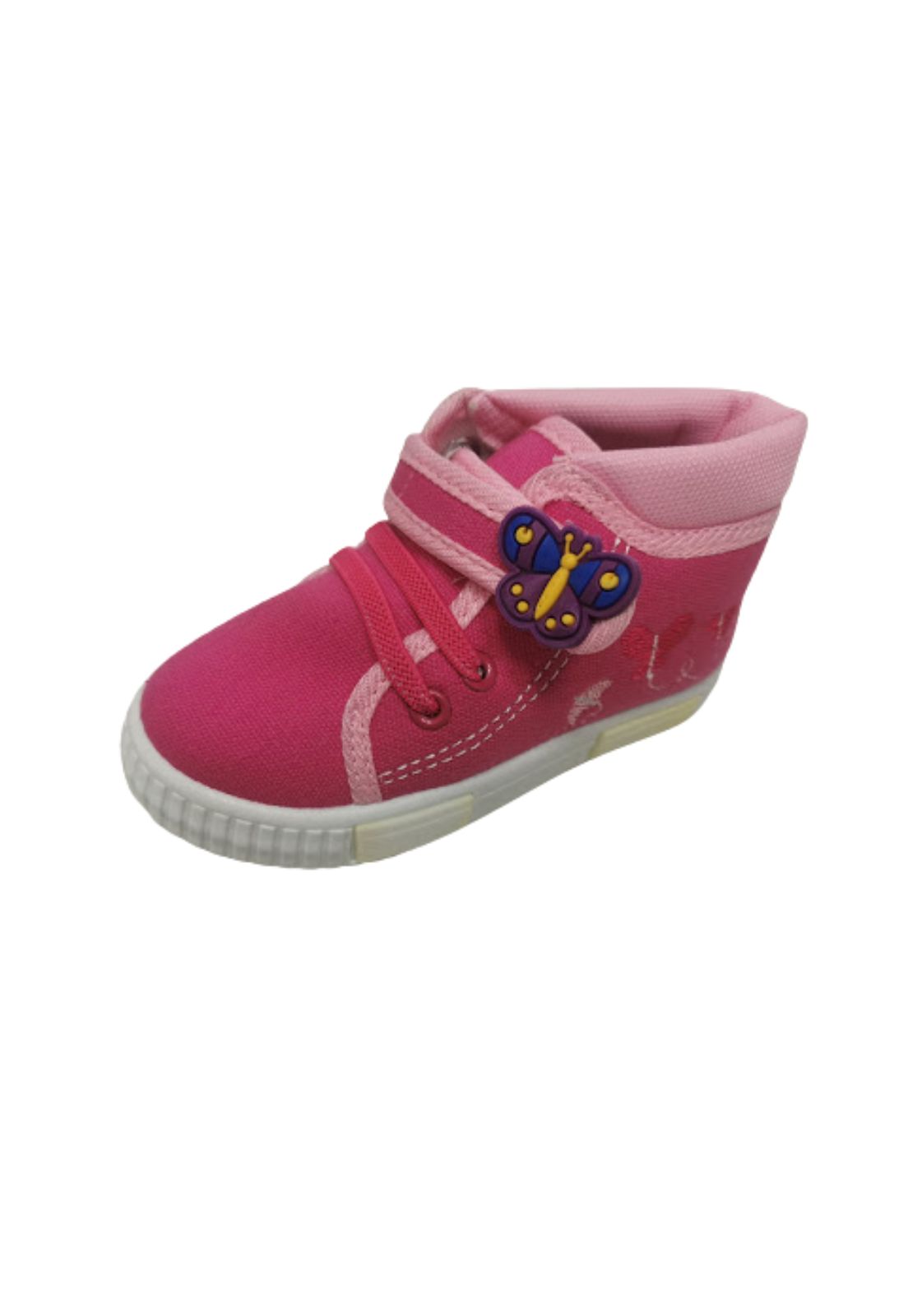 ZAPATILLAS NIÑA VINNYS OUTLET URBANAS CASUALES ROSA BELUTTI CON CAÑA - 1