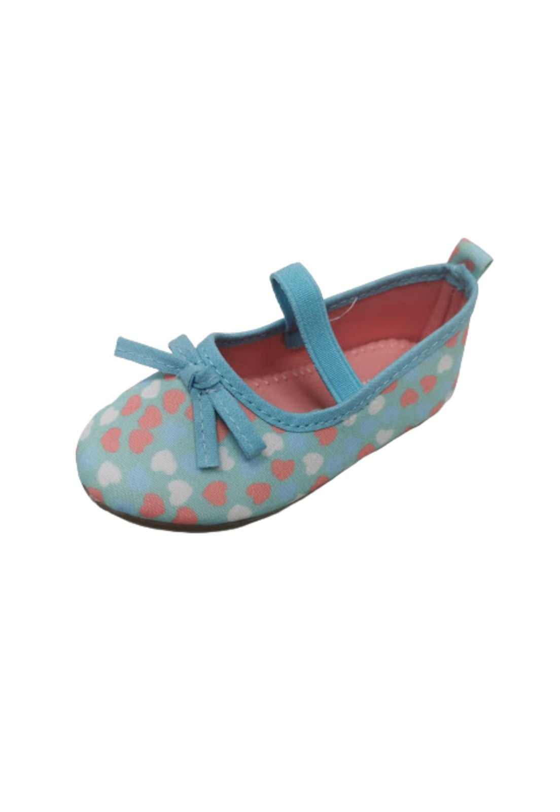 ALPARGATAS NIÑA VINNYS OUTLET CELESTE CORAZONES - 1
