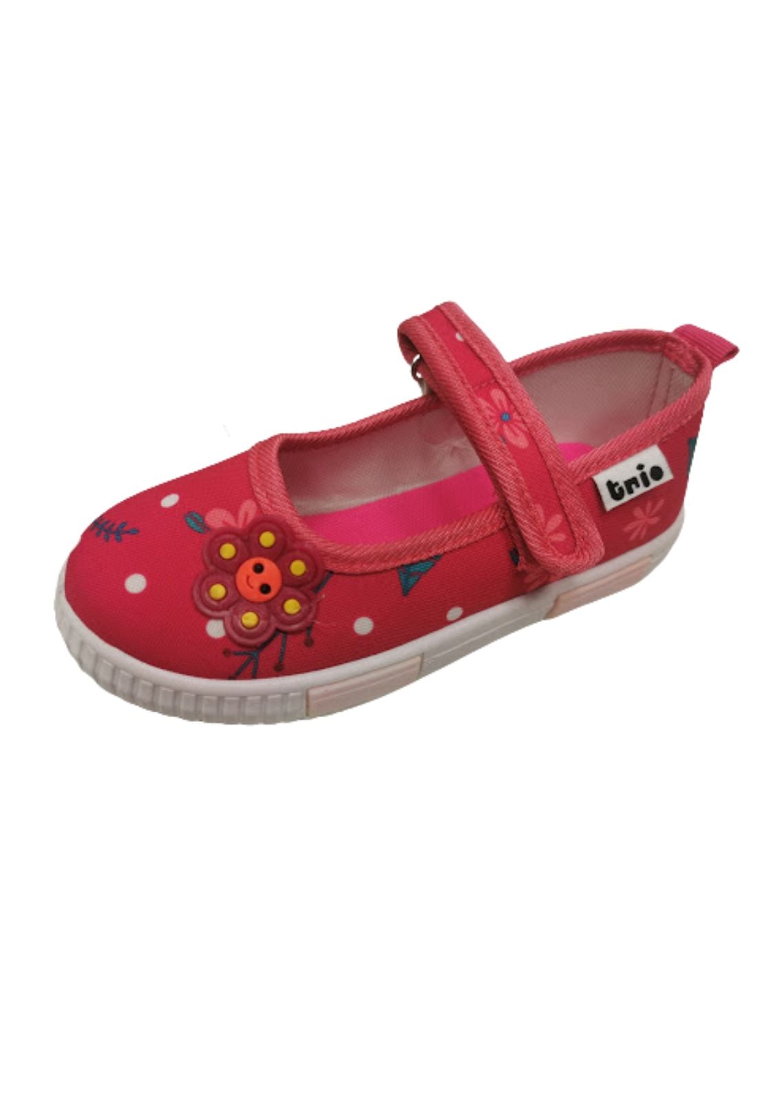 SANDALIAS NIÑA VINNYS OUTLET FUCSIA FLORES - 1