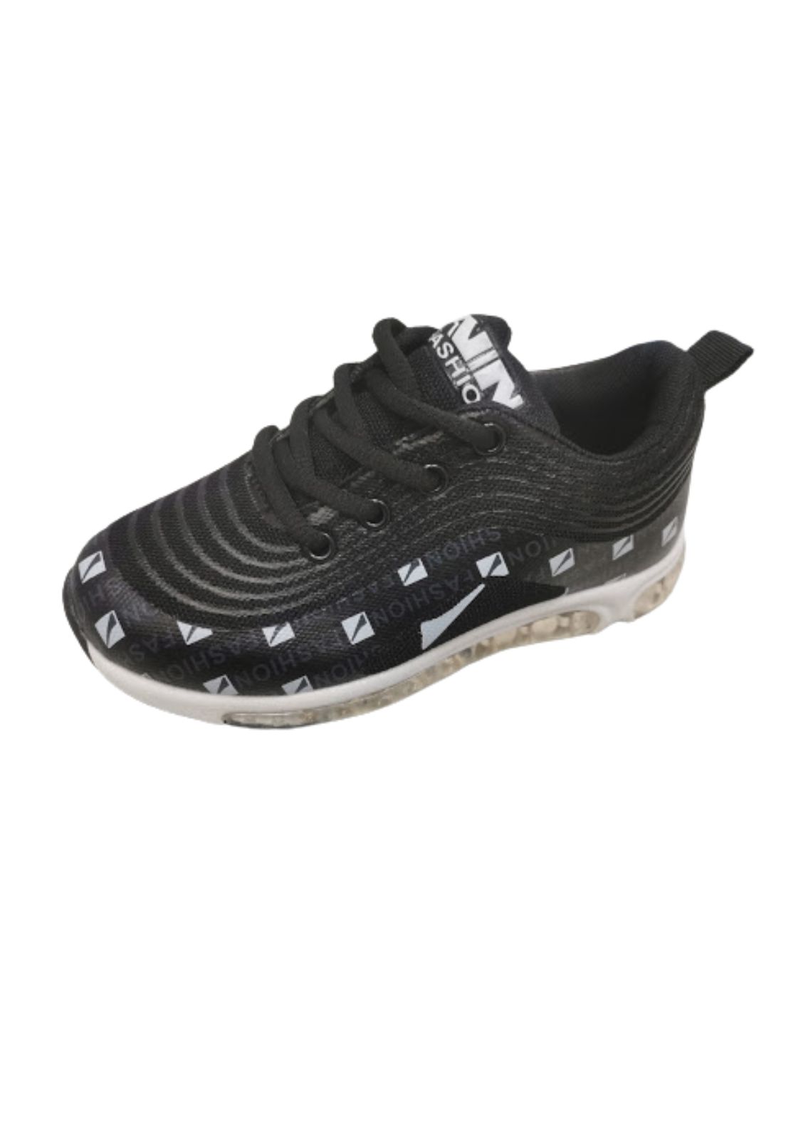 ZAPATILLAS NIÑO VINNYS OUTLET URBANAS CASUALES NEGRO ANTIDESLIZANTE - 1