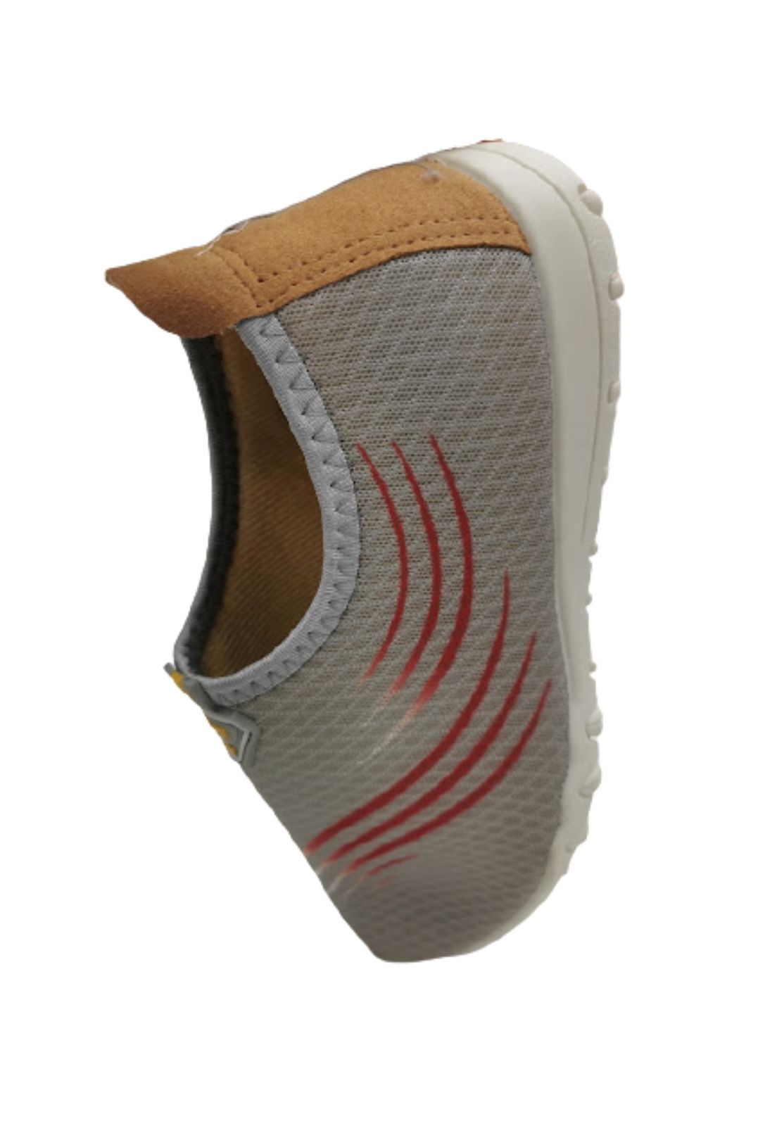 ZAPATILLAS MUJER VINNYS OUTLET URBANAS CASUALES GRIS SIN CORDONES - 2