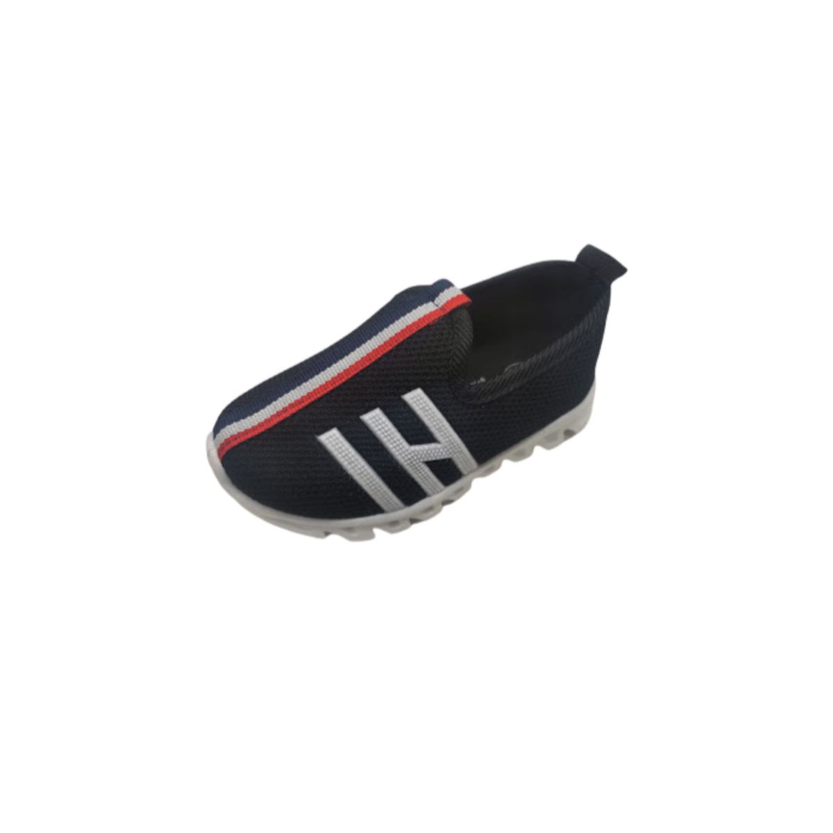 ZAPATILLAS NIÑO VINNYS OUTLET CASUALES NEGRO SIN CORDONES - 1