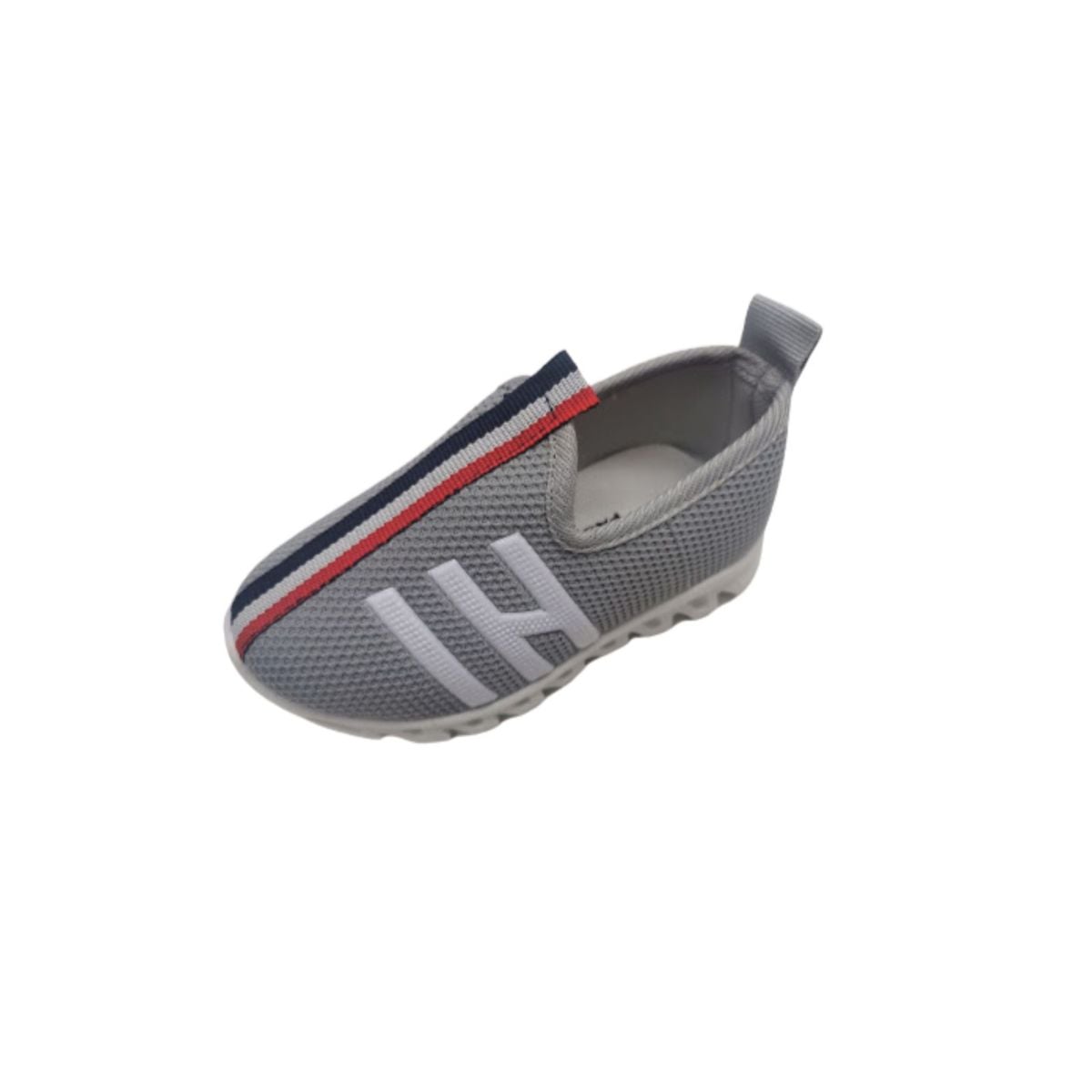 ZAPATILLAS NIÑO VINNYS OUTLET CASUALES GRIS SIN CORDONES - 1