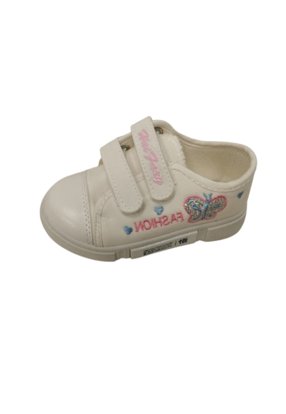 ZAPATILLAS NIÑA VINNYS OUTLET URBANAS BLANCO VELCRO - 1