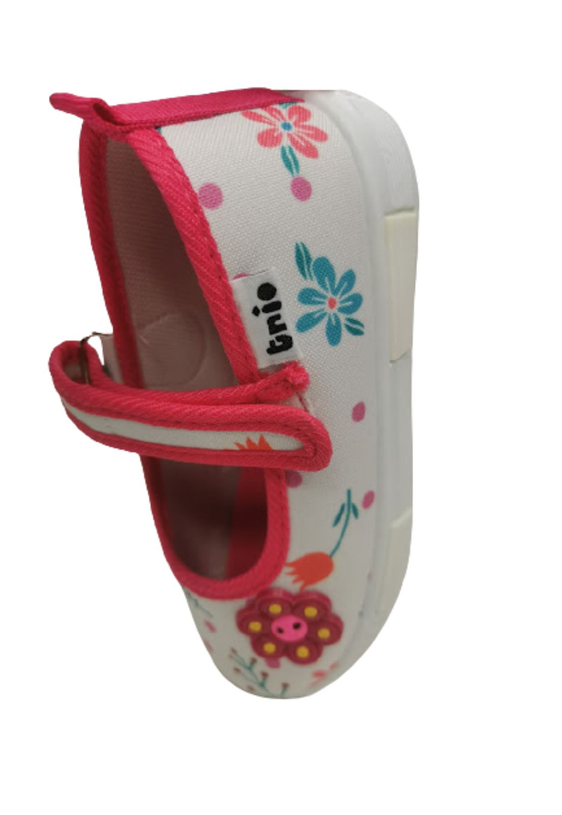SANDALIAS NIÑA VINNYS OUTLET BLANCO FLORES - 3