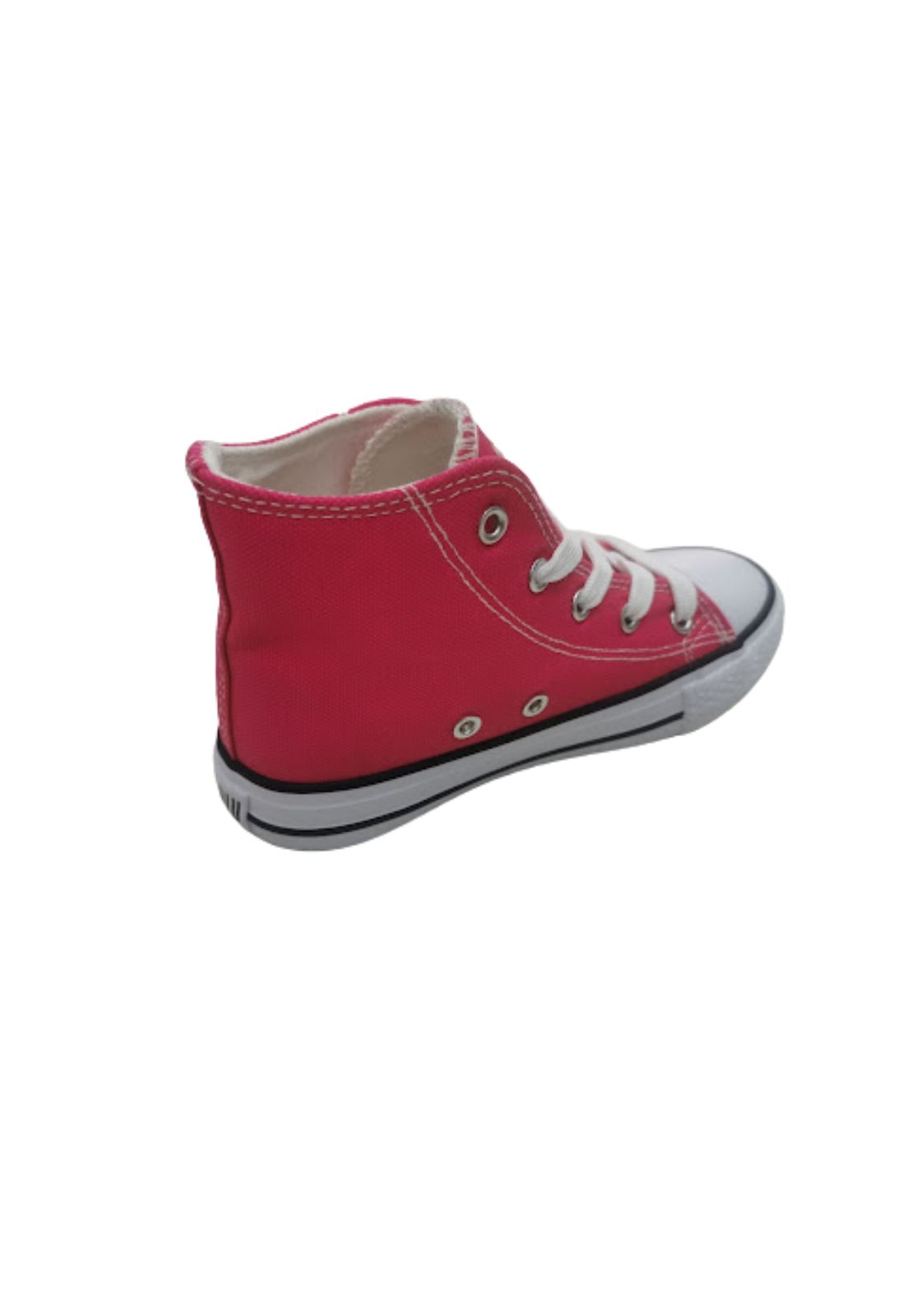 ZAPATILLAS LONA CON CAÑA FUCSIA - 2