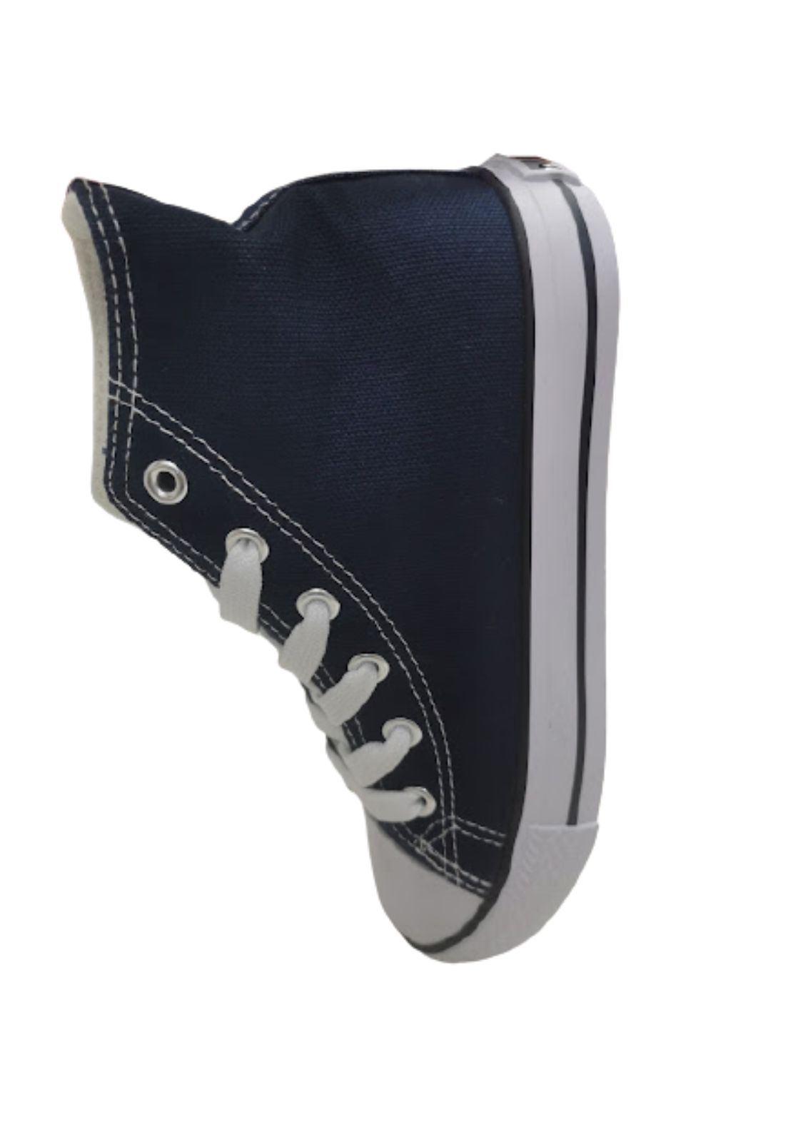 ZAPATILLAS UNISEX VINNYS OUTLET CASUALES AZUL LONA CON CAÑA - 3