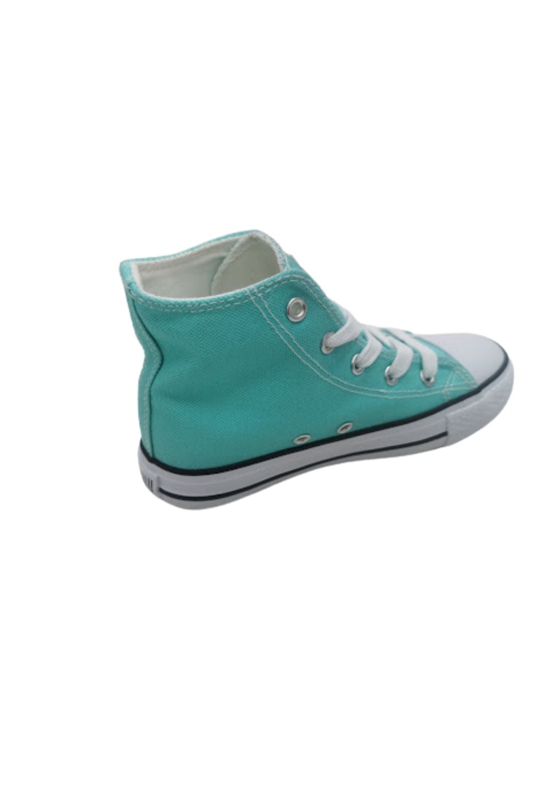 ZAPATILLAS UNISEX VINNYS OUTLET CASUALES VERDE CLARO LONA CON CAÑA - 2