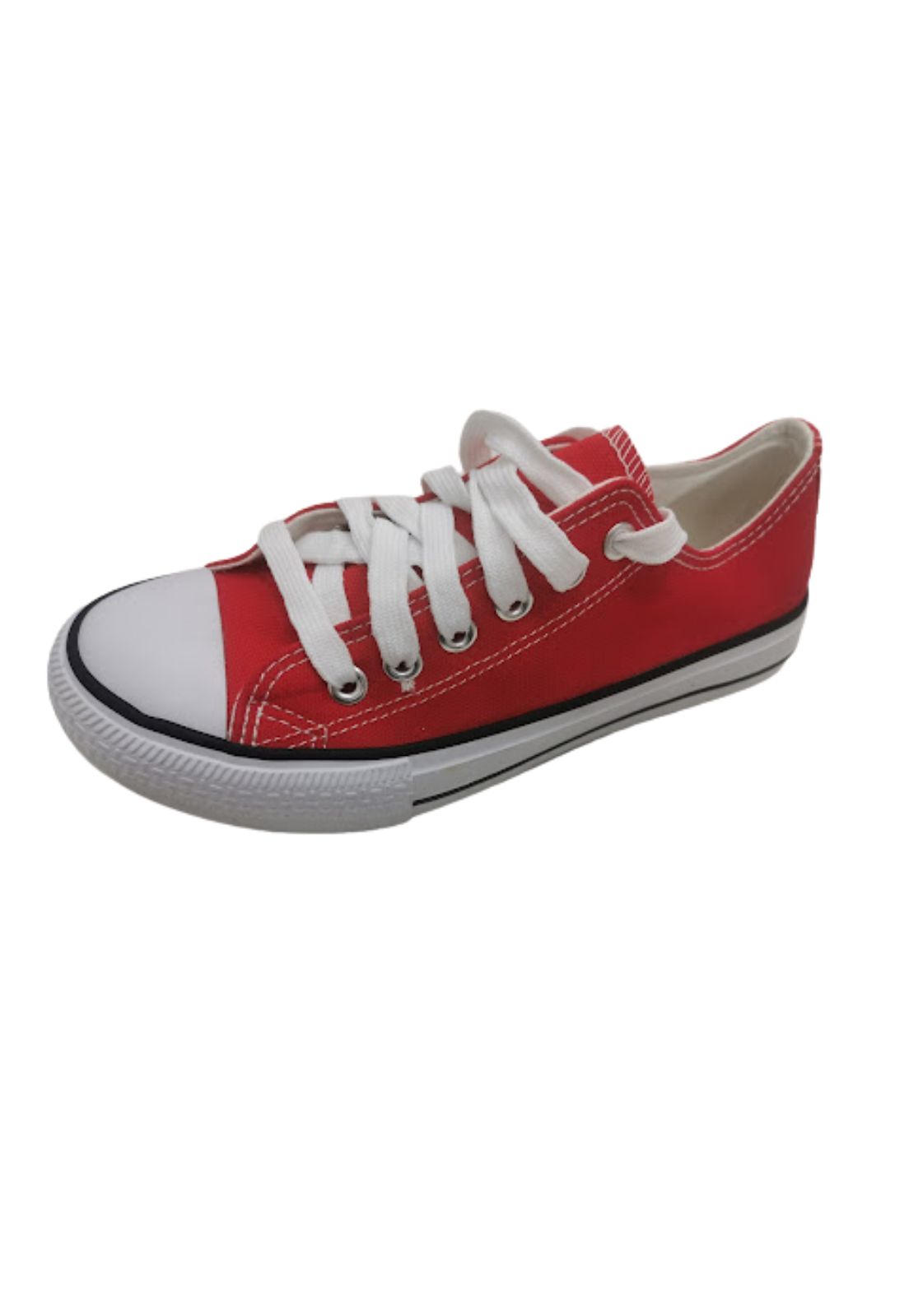 ZAPATILLA LONA ROJO - 1