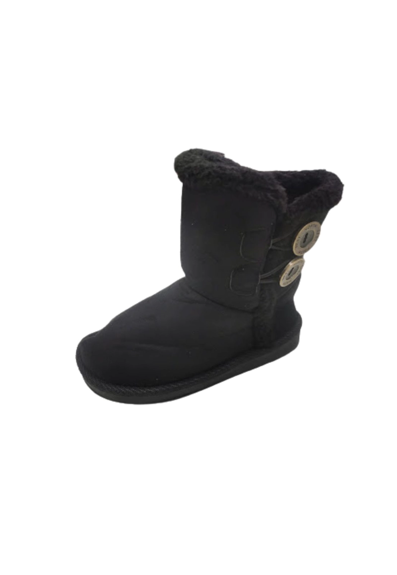 BOTAS NIÑA VINNYS OUTLET NEGRO CHIPORRO - 1