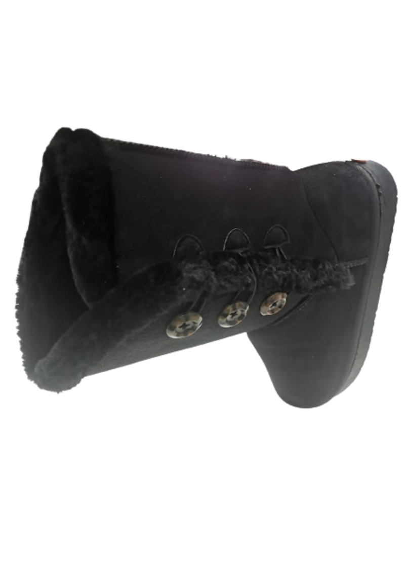 BOTAS MUJER VINNYS OUTLET NEGRO CHIPORRO - 3