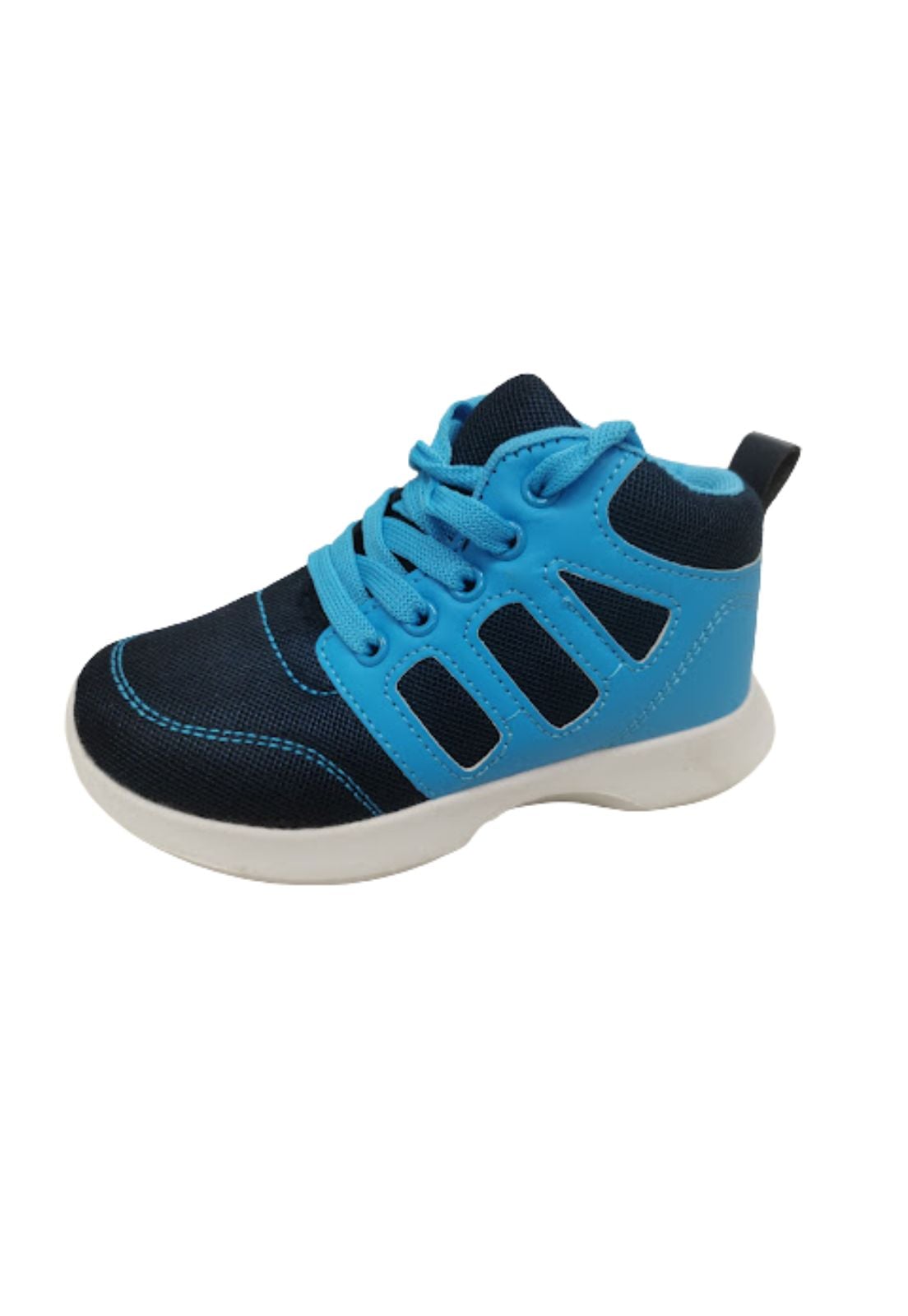 ZAPATILLAS URBANAS AZUL CON CAÑA - 1