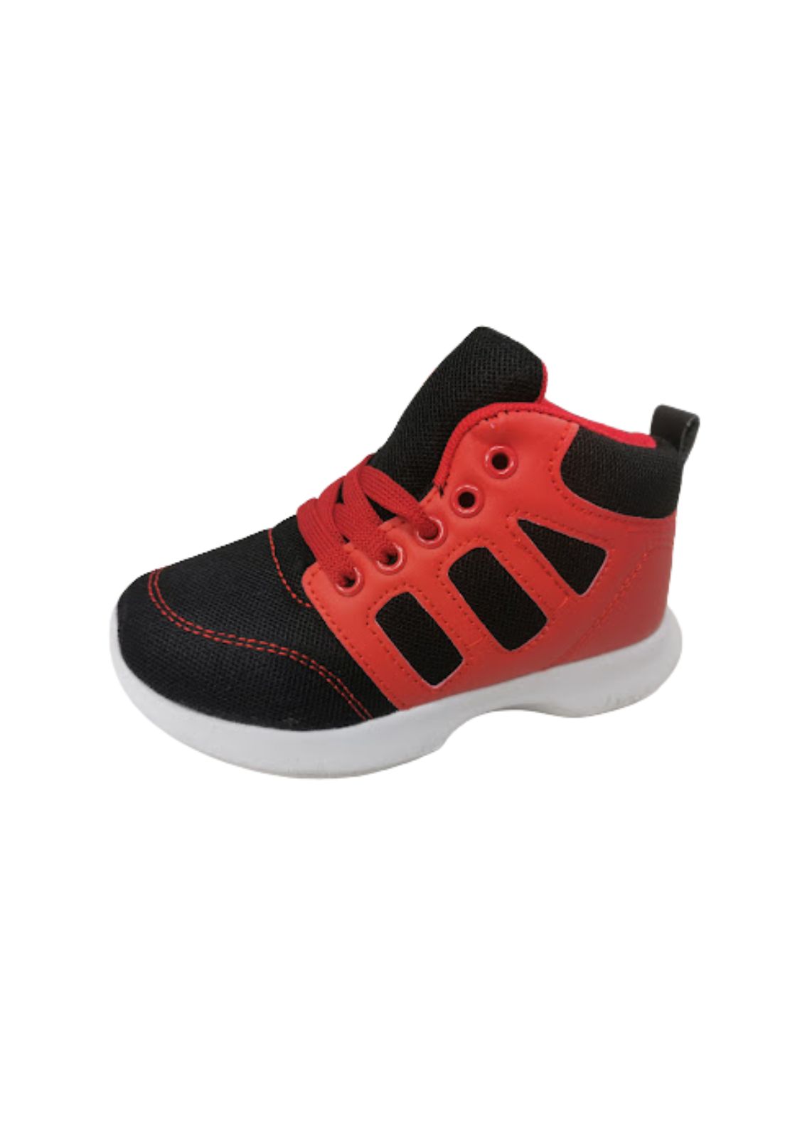 ZAPATILLAS NIÑO VINNYS OUTLET CASUALES ROJO CON CAÑA - 1
