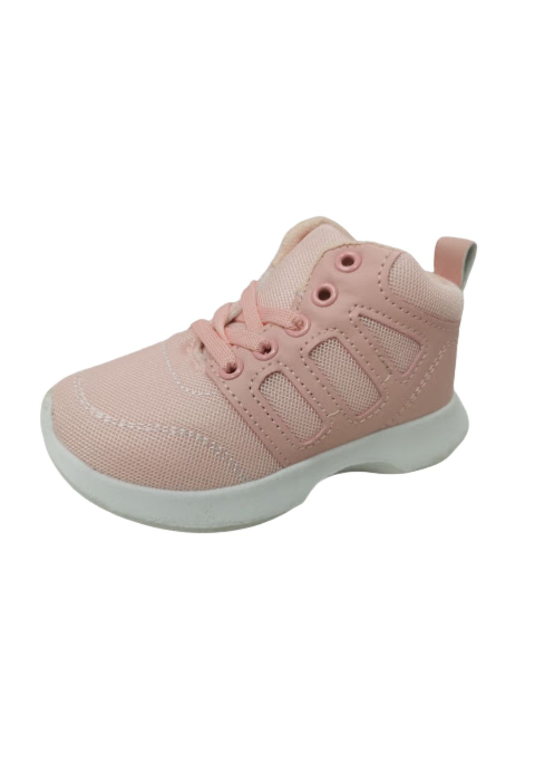 ZAPATILLAS NIÑA VINNYS OUTLET CASUALES ROSADO CON CAÑA - 1