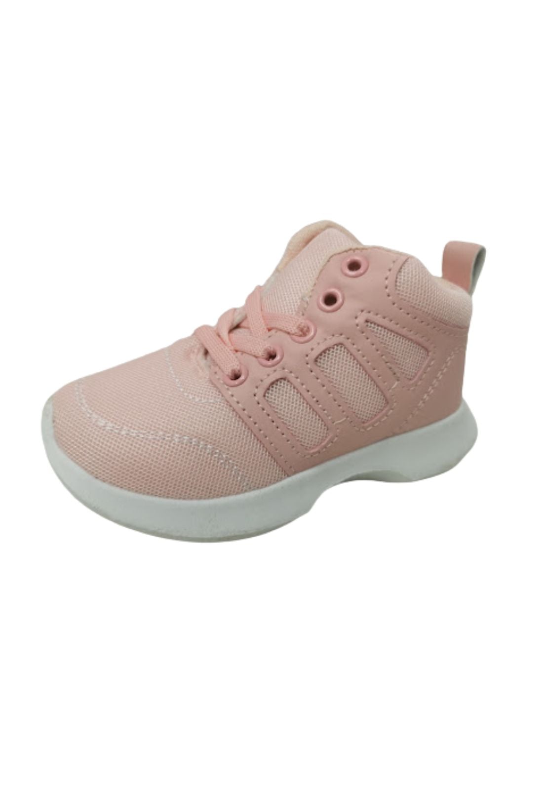 ZAPATILLAS NIÑA VINNYS OUTLET CASUALES ROSADO CON CAÑA - 1