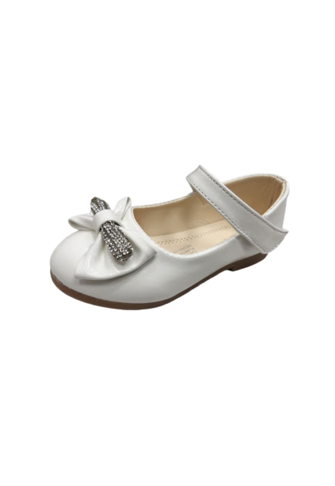 ZAPATO CHAROL NIÑA BLANCO - 1
