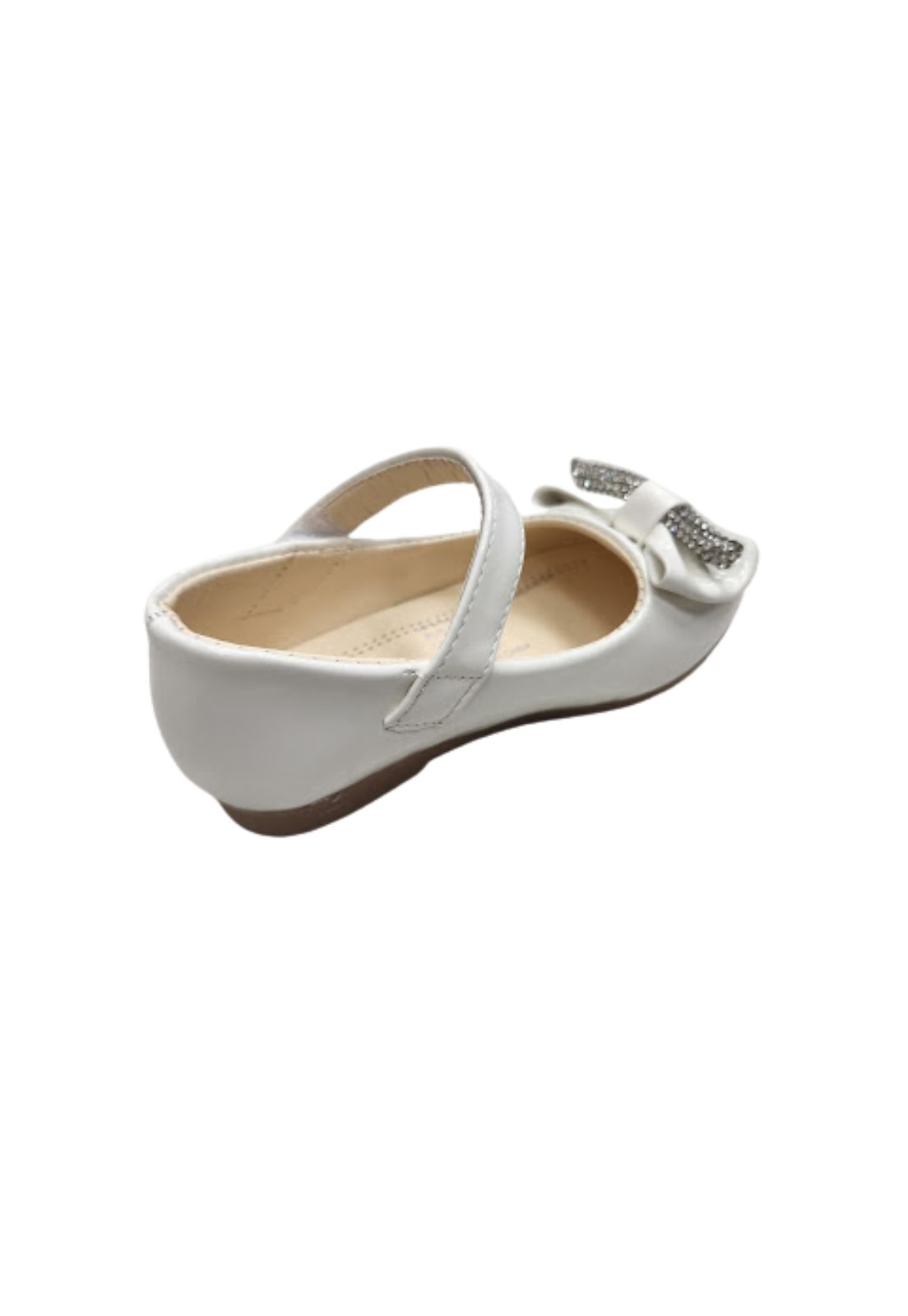 ZAPATO CHAROL NIÑA BLANCO - 2