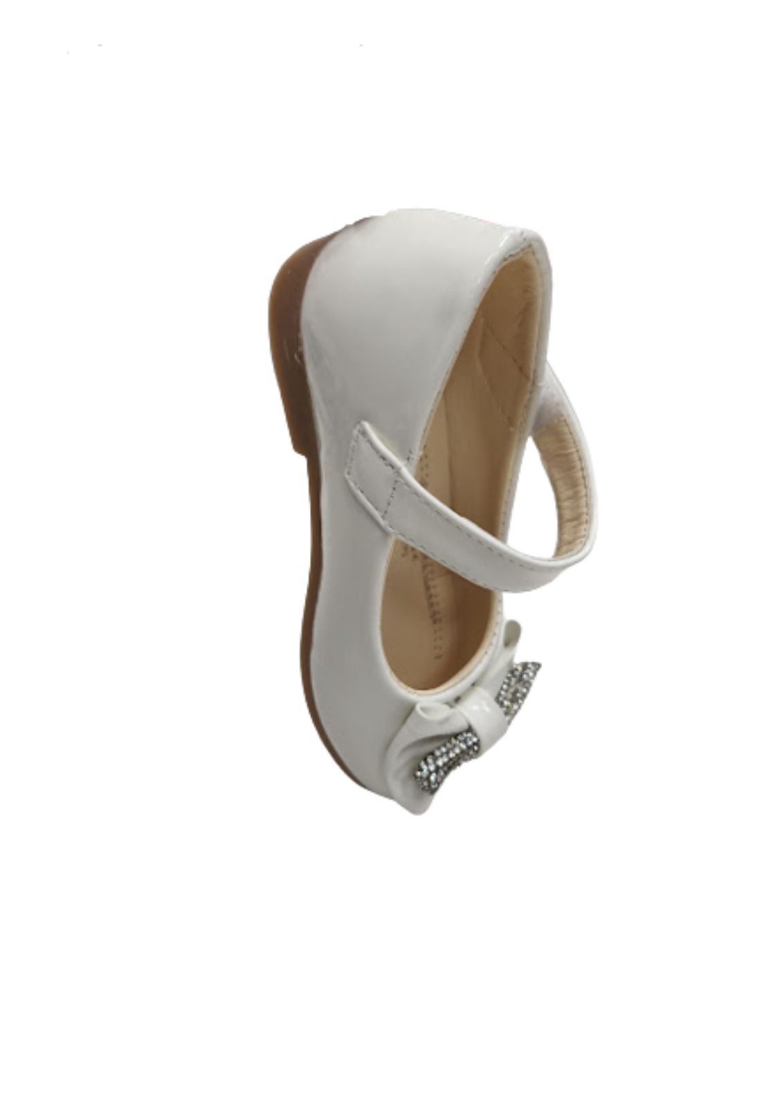 ZAPATO CHAROL NIÑA BLANCO - 3