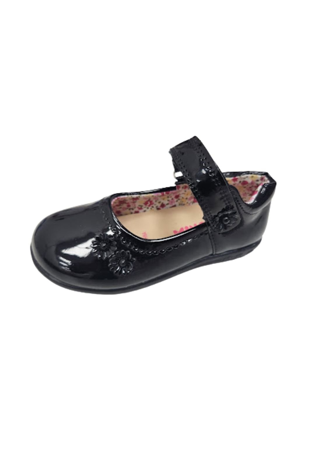 ZAPATO CHAROL NIÑA NEGRO - 1