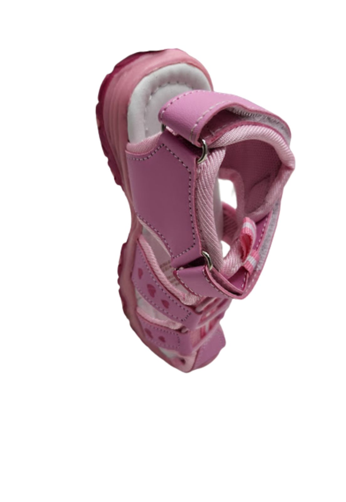 SANDALIAS NIÑA VINNYS OUTLET ROSA VELCRO - 4