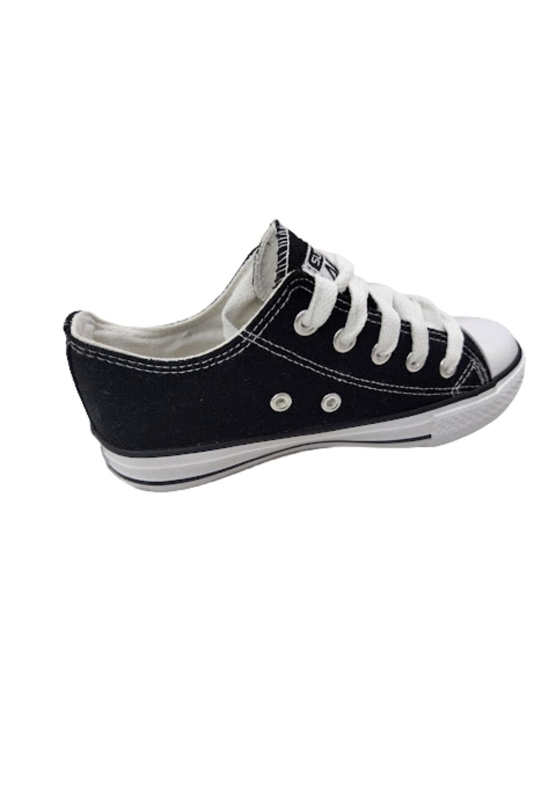 ZAPATILLAS UNISEX VINNYS OUTLET URBANAS CASUALES NEGRO LONA - 2