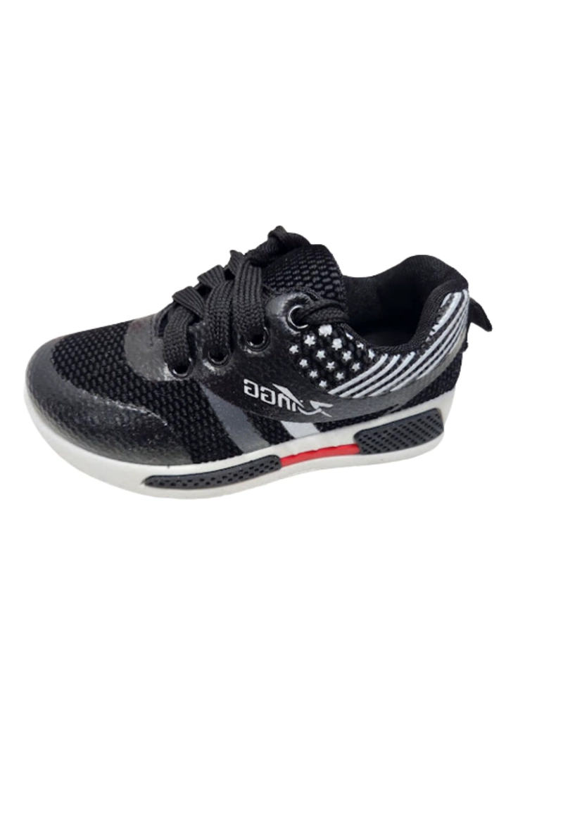 ZAPATILLAS NIÑO VINNYS OUTLET DEPORTIVAS CASUALES NEGRO - 1
