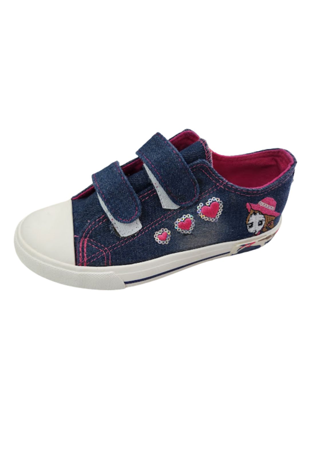ZAPATILLA URBANA NIÑA AZUL MEZCLILLA - 1