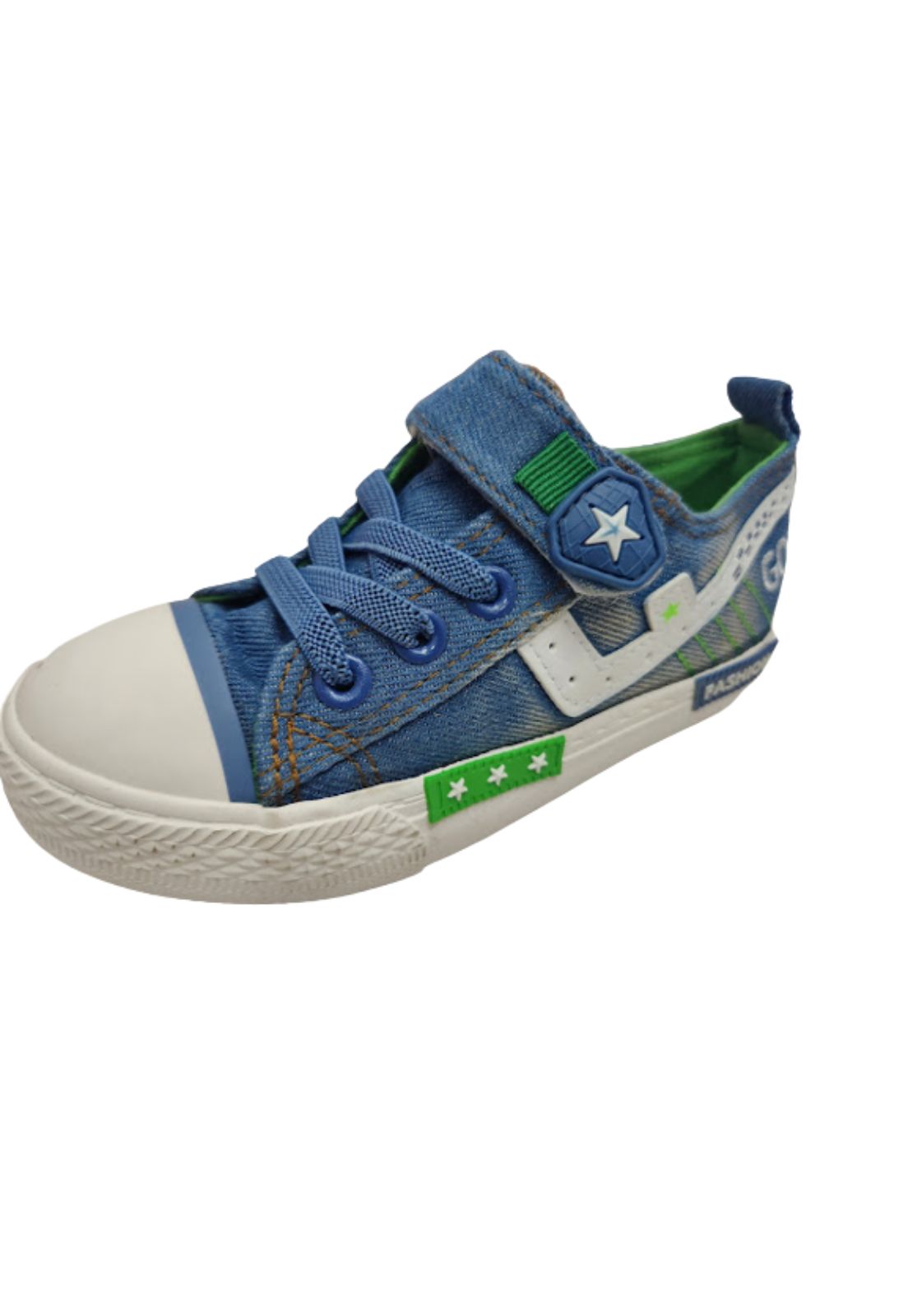 ZAPATILLAS NIÑO VINNYS OUTLET DEPORTIVAS CASUALES NEGRO VELCRO - 1
