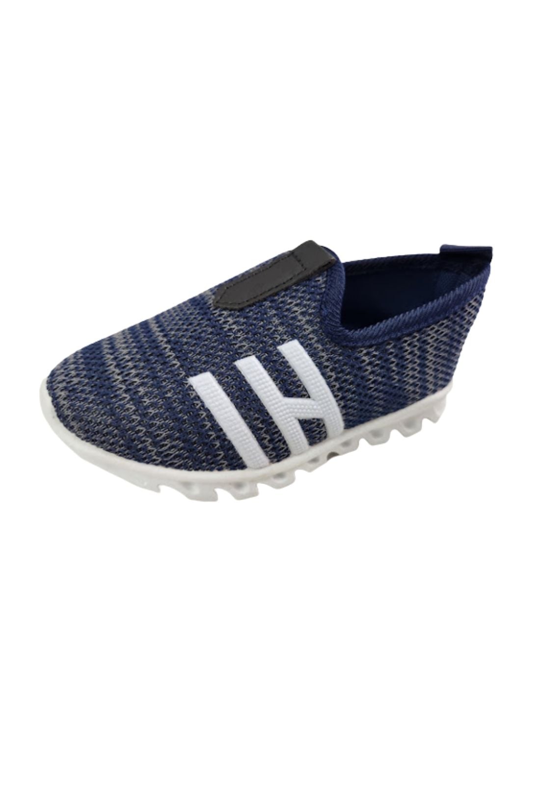 ZAPATILLAS NIÑO VINNYS OUTLET DEPORTIVAS CASUALES AZUL SIN CORDONES - 1