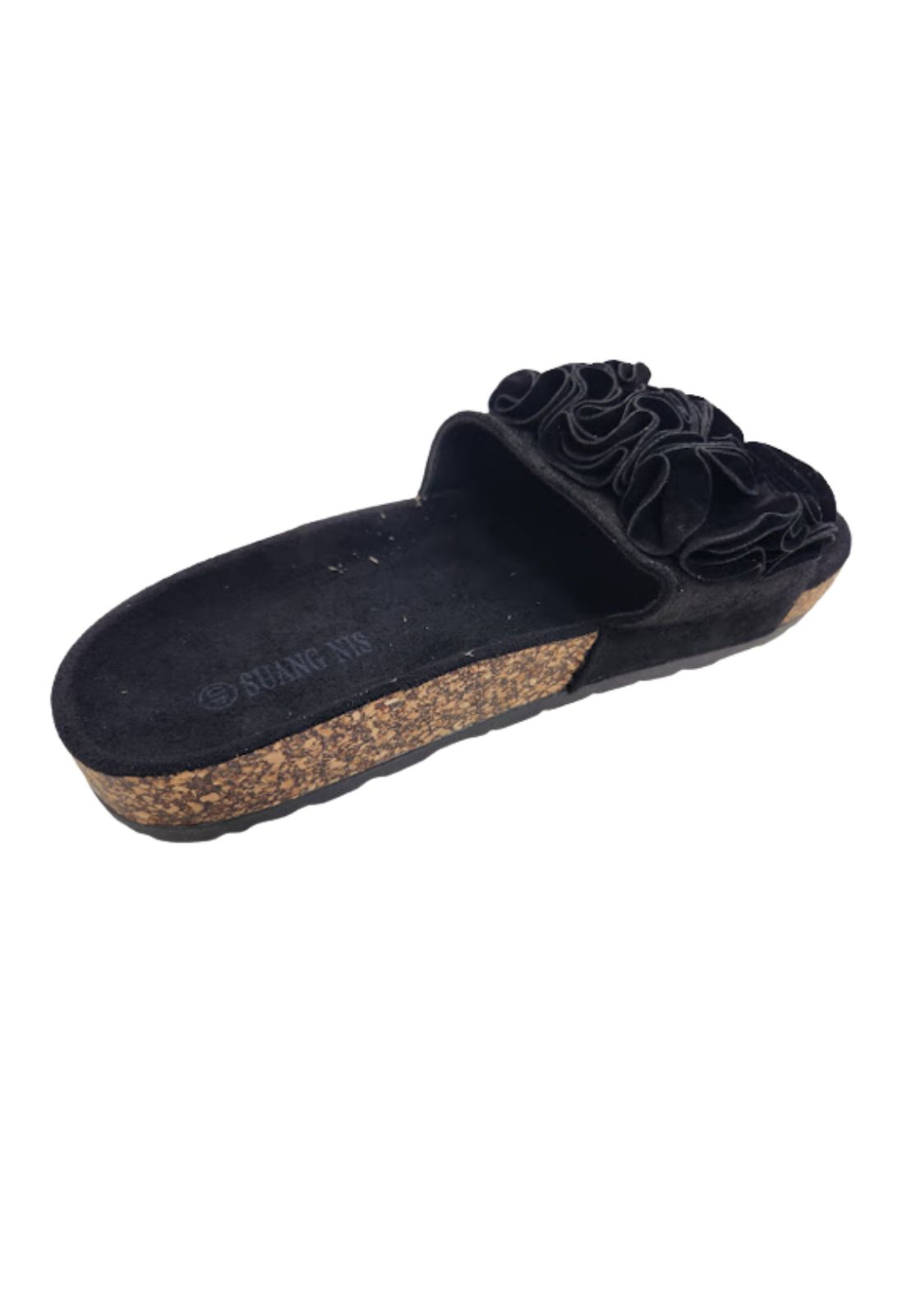 SANDALIAS MUJER VINNYS OUTLET NEGRO FLOR - 2