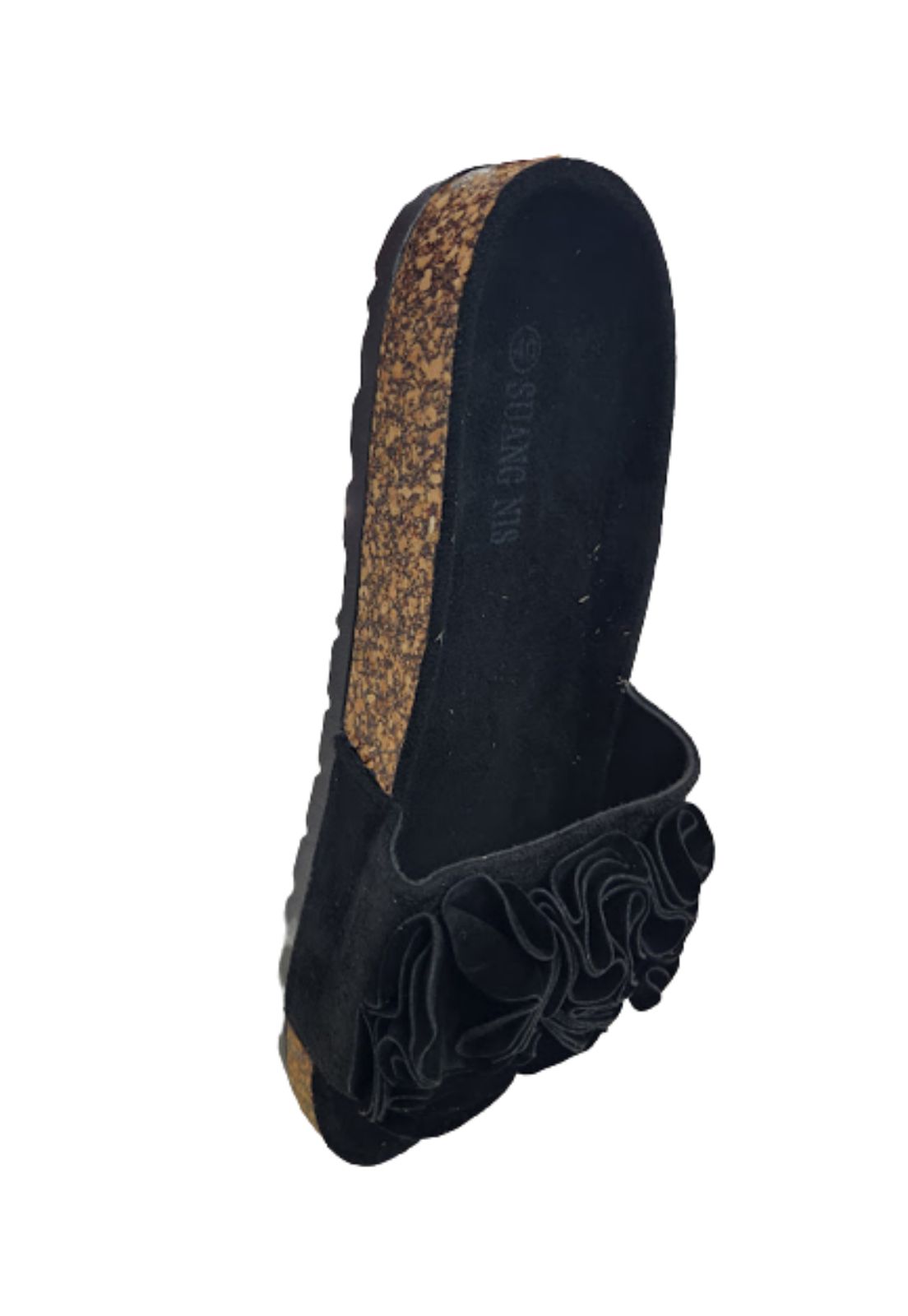 SANDALIAS MUJER VINNYS OUTLET NEGRO FLOR - 4