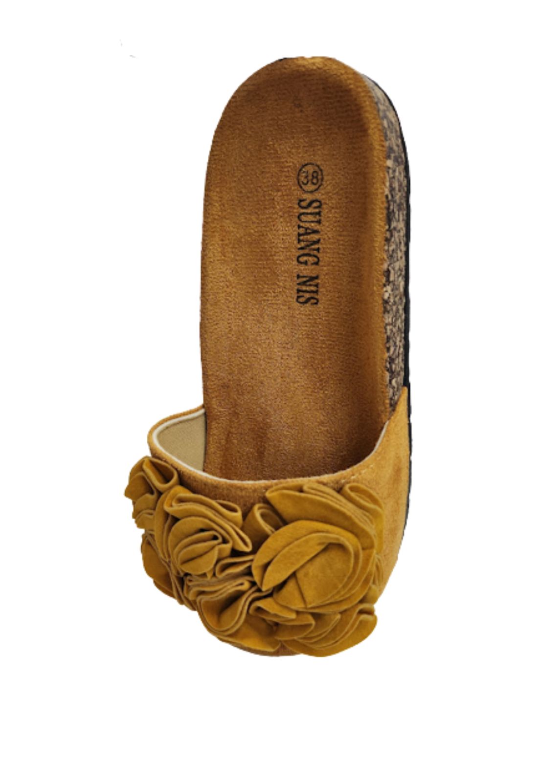 SANDALIAS MUJER VINNYS OUTLET NARANJO FLOR - 3