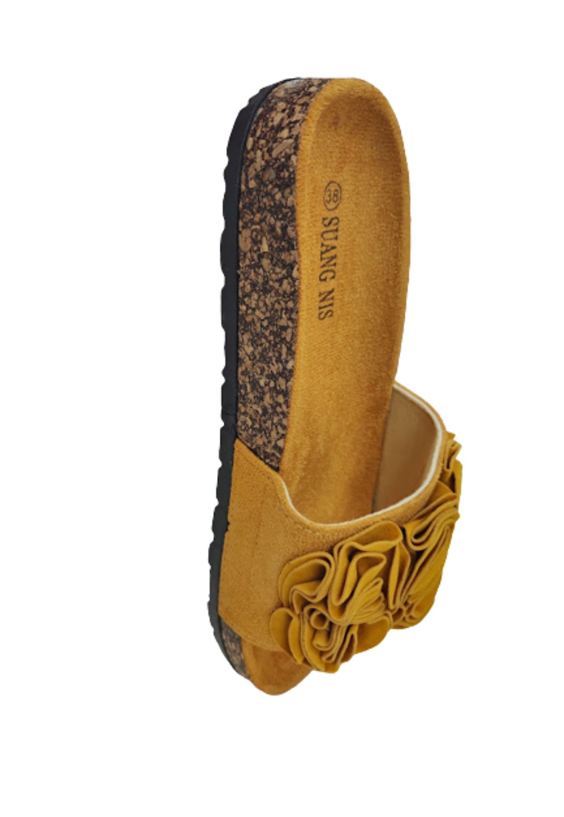SANDALIAS MUJER VINNYS OUTLET NARANJO FLOR - 4