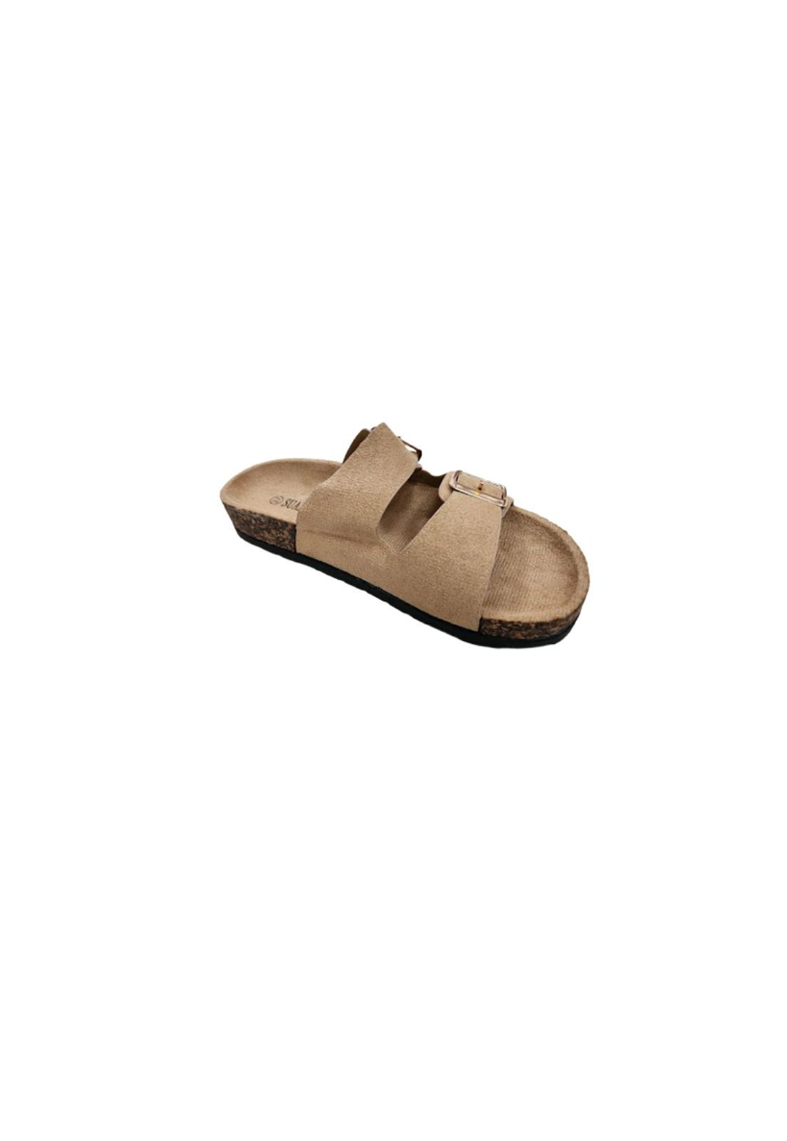 SANDALIAS MUJER VINNYS OUTLET BEIGE HEBILLA - 2