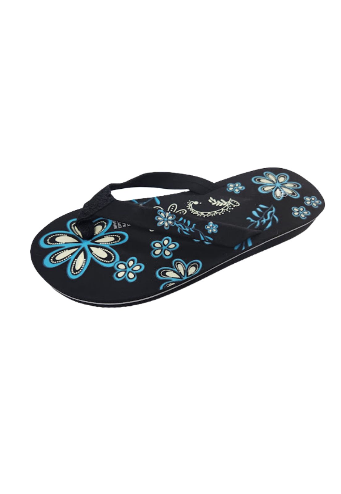 SANDALIAS MUJER VINNYS OUTLET GOMA AZUL HAWAIANA - 1