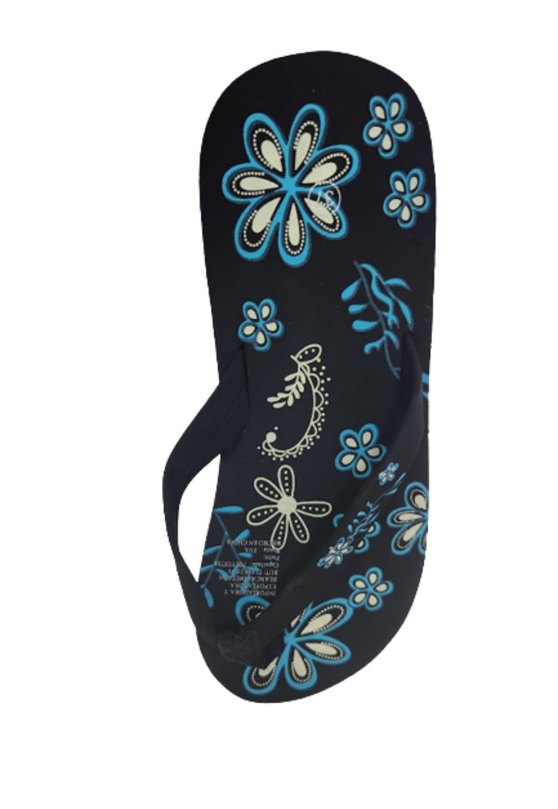 SANDALIAS MUJER VINNYS OUTLET GOMA AZUL HAWAIANA - 3