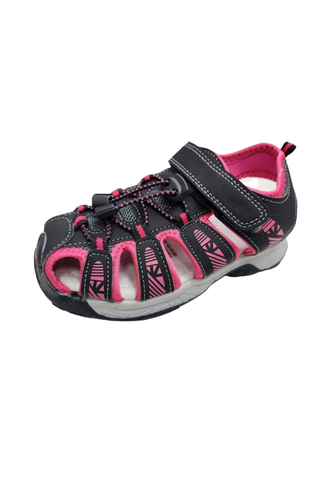 SANDALIAS NIÑA VINNYS OUTLET NEGRO FUCSIA OUTDOOR - 1