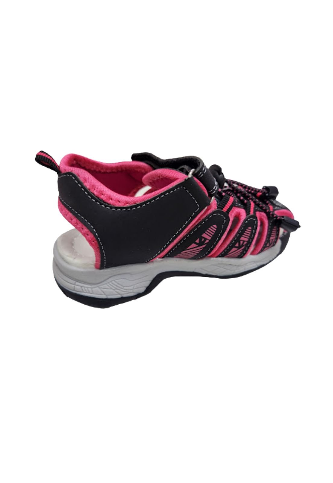SANDALIAS NIÑA VINNYS OUTLET NEGRO FUCSIA OUTDOOR - 2