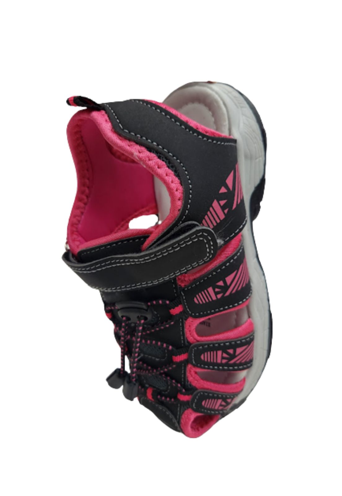 SANDALIAS NIÑA VINNYS OUTLET NEGRO FUCSIA OUTDOOR - 3