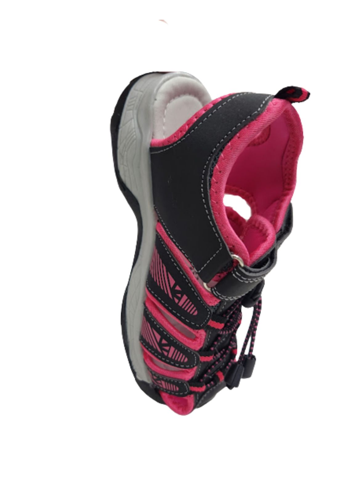 SANDALIAS NIÑA VINNYS OUTLET NEGRO FUCSIA OUTDOOR - 4