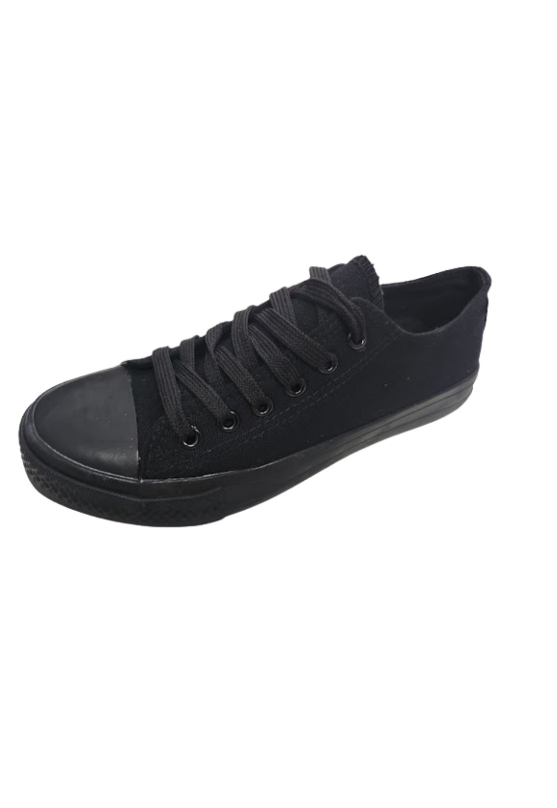 ZAPATILLAS MUJER VINNYS OUTLET CASUALES NEGRO LONA - 1
